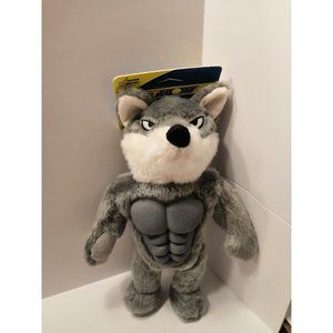 Pet Sport Six Packers Wolf Dog Toy Gray